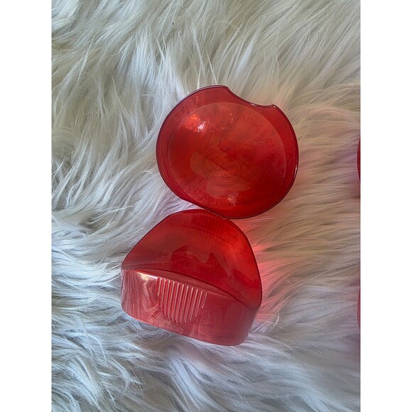 Vintage Pringles Chip Container Once You Pop The Fun Won't Stop ~ clear red - Picture 2 of 2